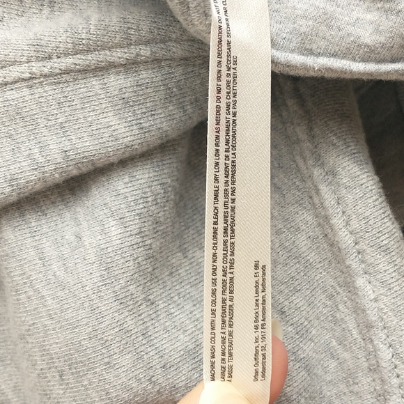 Free People Movement Womens High Rise Gray Crop Sweatpants Medium - Picture 10 of 10